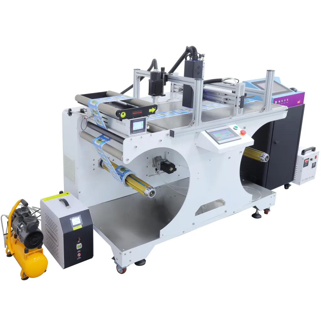 IPS-RW600 High-Speed & High-Precision Label Rewinder Roll Rewinding Machine