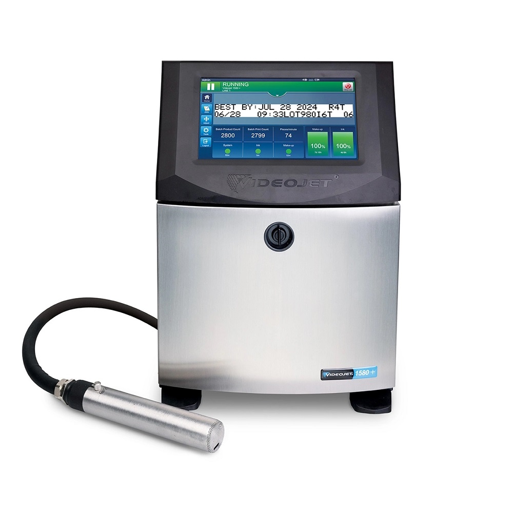Videojet 1580 + Industrial Inkjet Coder Continuous CIJ Printer