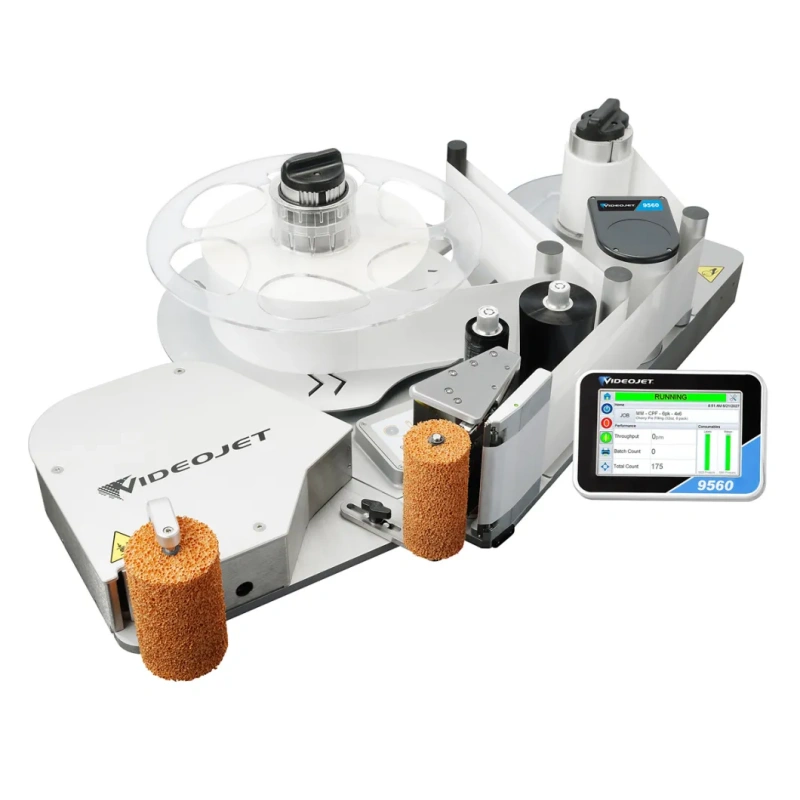 Videojet 9560 Corner Wrap Print & Apply Labeler